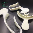 صينية انطباع أسنان شبكية من النايلون ، صينية ثلاثية للأسنان ذات قوس كامل